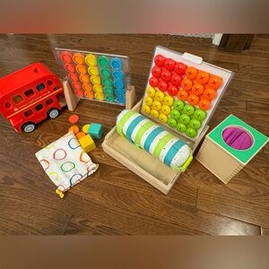 Random lovevery lot and a indigo jamm double decker bus